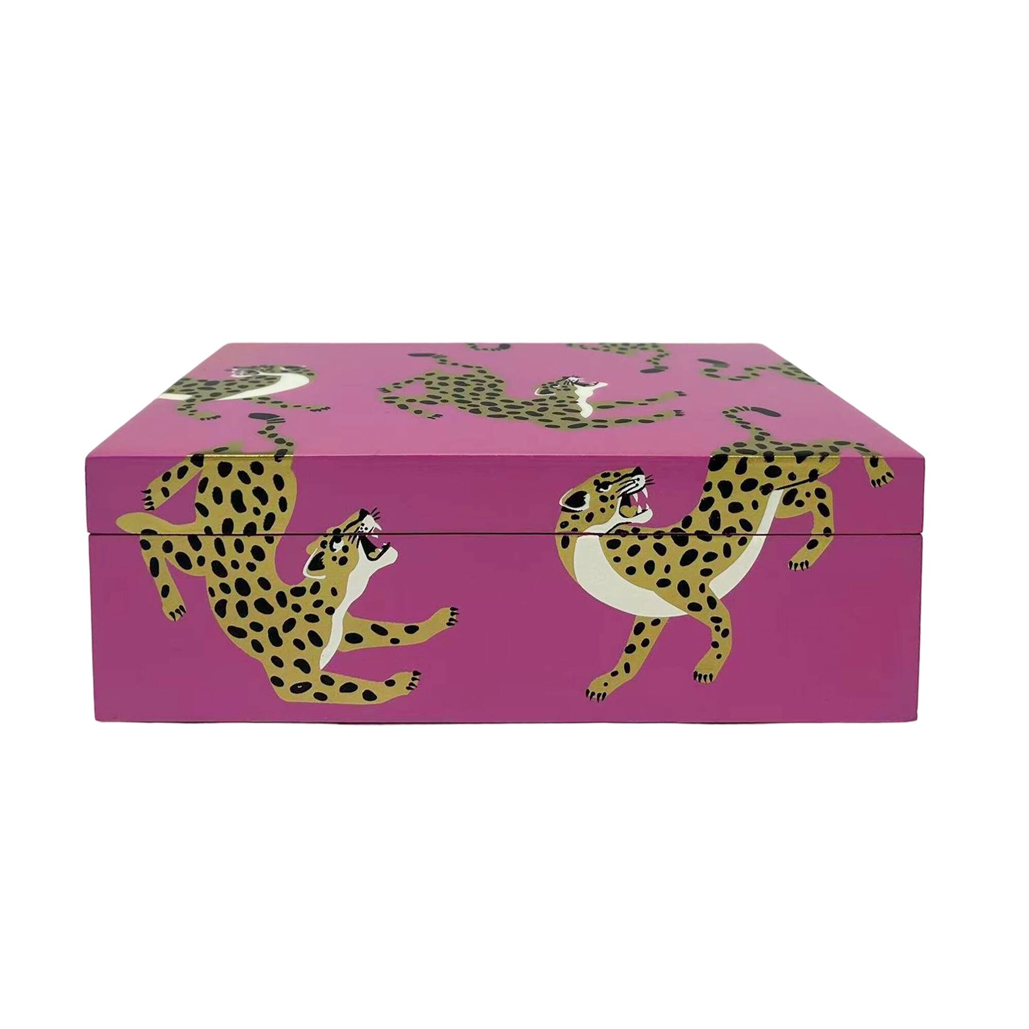 Small Jungle Cat Decorative Box by Ashland®
